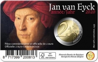 Belgie 2020 Jan van Eyck coincard Vlaams