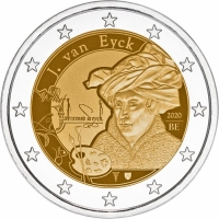 Belgie 2020 Jan van Eyck coincard Waals