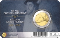 Belgie 2021 Carolus V coincard