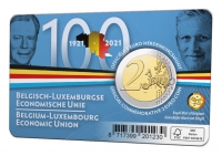 Belgie 2021 BLEU coincard Waals
