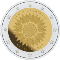 Letland 2023 Oekraïense zonnebloem