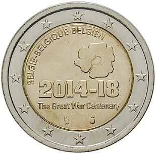Belgie 2014 100 jaar begin WO I