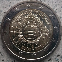 Frankrijk 2012 10 jaar euro invoering