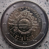 Griekenland 2012 10 jaar euro invoering