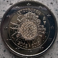 Luxemburg 2012 10 jaar euro invoering