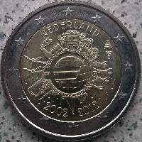 Nederland 2012 10 jaar euro invoering