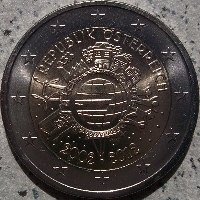 Oostenrijk 2012 10 jaar euro invoering