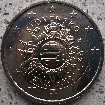 Slowakije 2012 10 jaar euro invoering