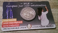 Belgie 2015 Europees jaar voor ontwikkeling (coincard)