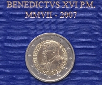 Vaticaanstad 2007 Paus Benedictus XVI 80 jaar